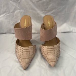 Light Pink Express Slip-on Heels